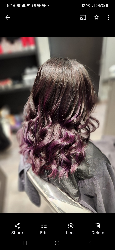 All Over Color, Partial Highlight