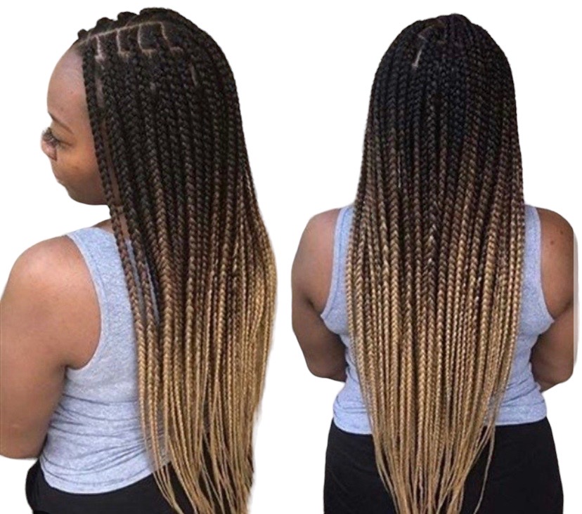 Ombré Tradtional/ Knotless Box Brai