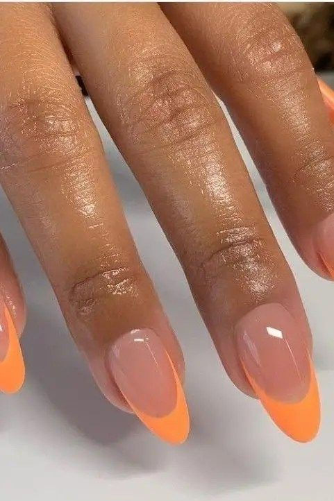 Gel Mani/French Tip/W/chrome