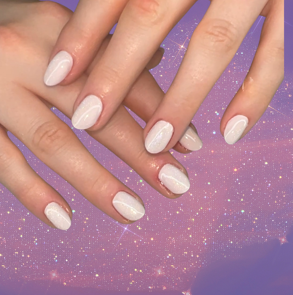 builder gel mani at lovepeacenails in charlotte, NC