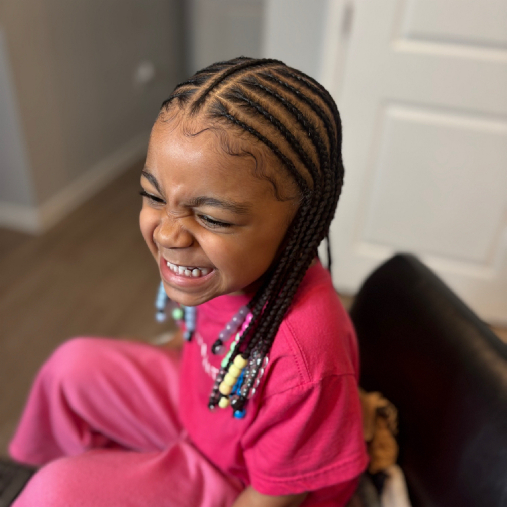 Braid Style Added Extensions at Braiding with Beads by Mercedes in Charlotte, NC
