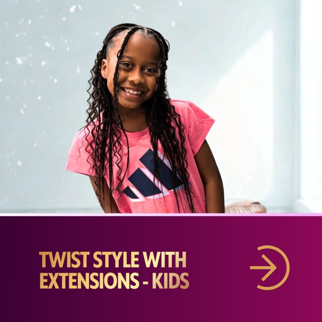 Twist Style With Extensions at Her Mane Therapy in Lewisville, TX