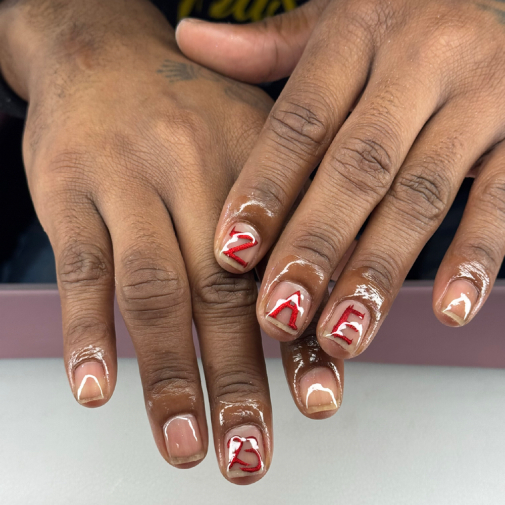 Basic Maintenance Mani at Lexxahh’s Luxury Nail Lab in Hartville, OH