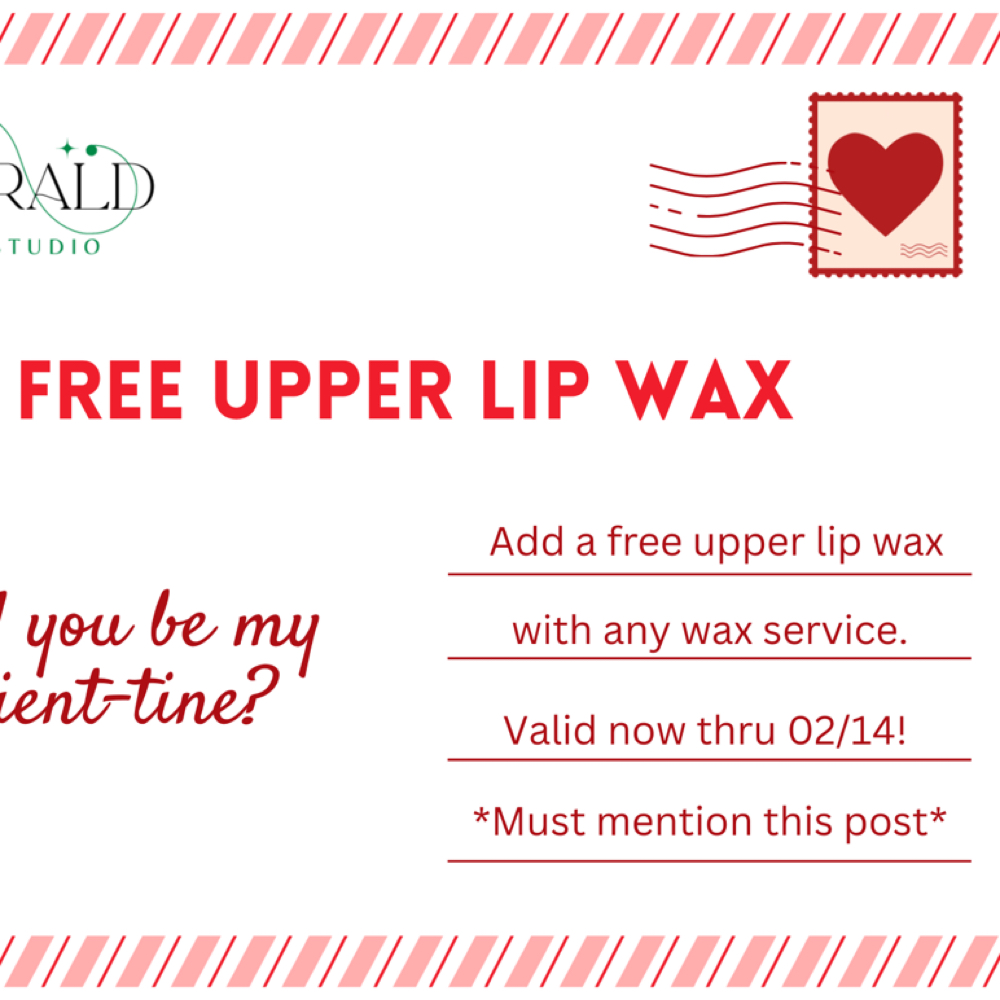 Add Free Upper Lip Wax Promo at Emerald Wax Studio in Avondale, AZ