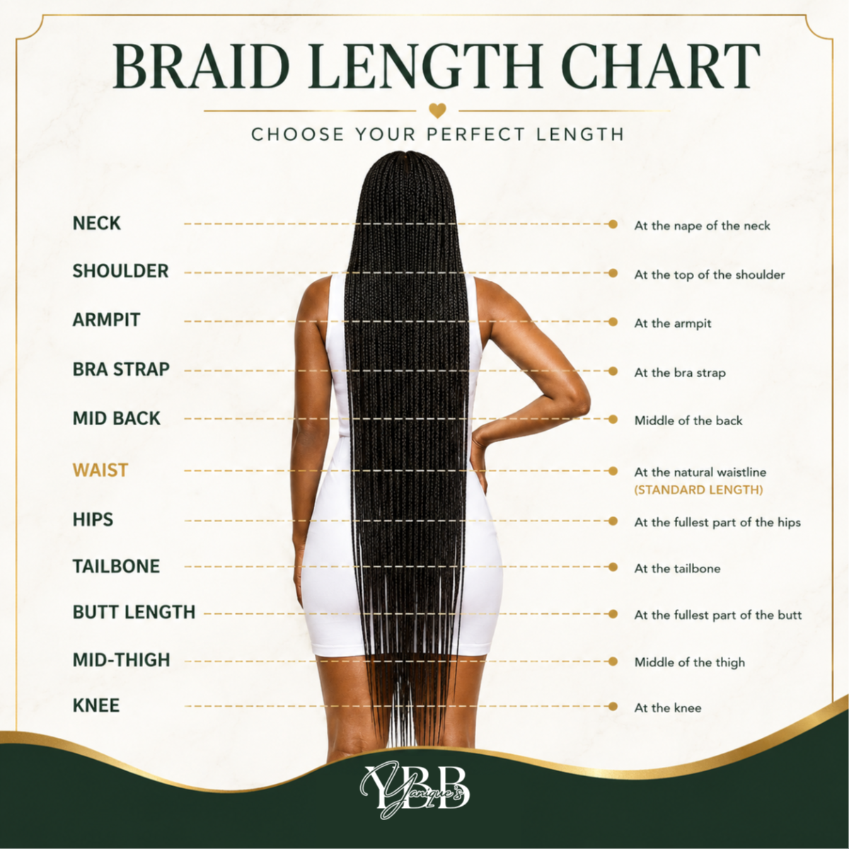 Extra Length (Add-On) at Yanique's Beauty Bar in Everett, MA