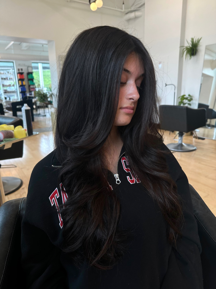 Root color with gloss