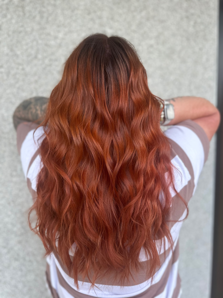 Double Process Partial Custom Color at Alexandra Beville in Middleburg, FL