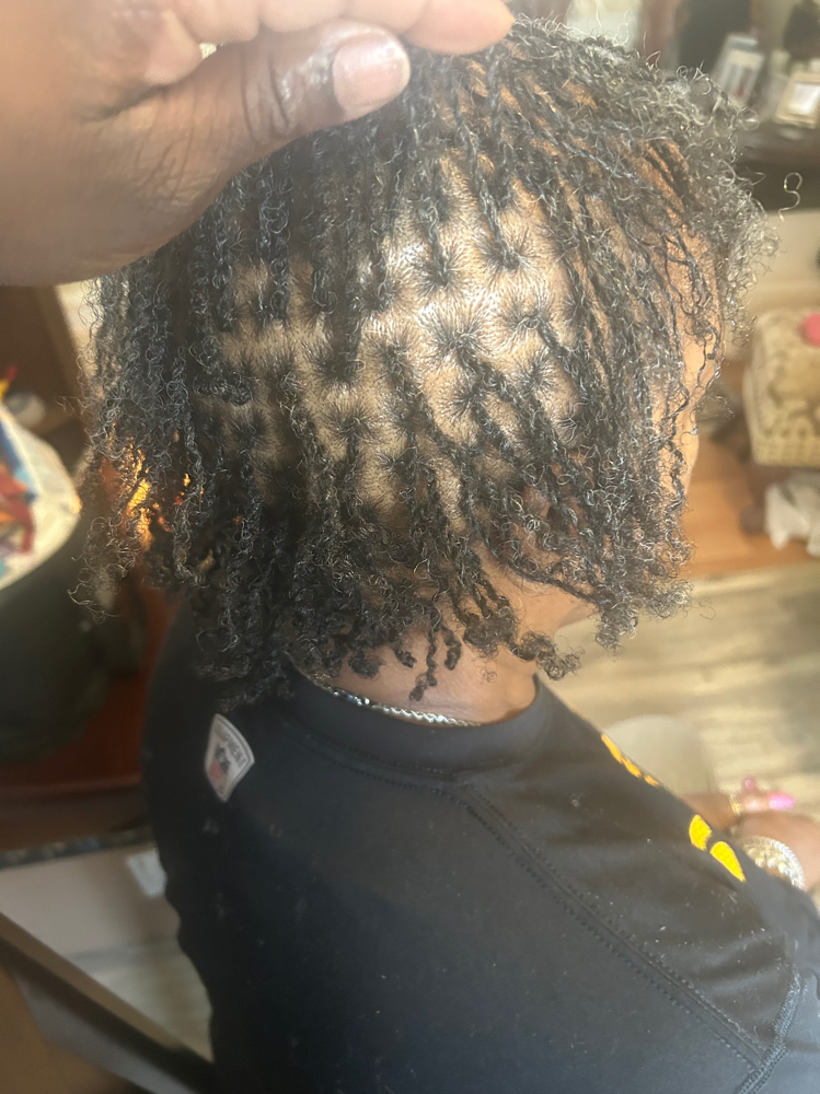 Microloc install w/o extensions at Erica.......Braids and More By E in Portsmouth, VA