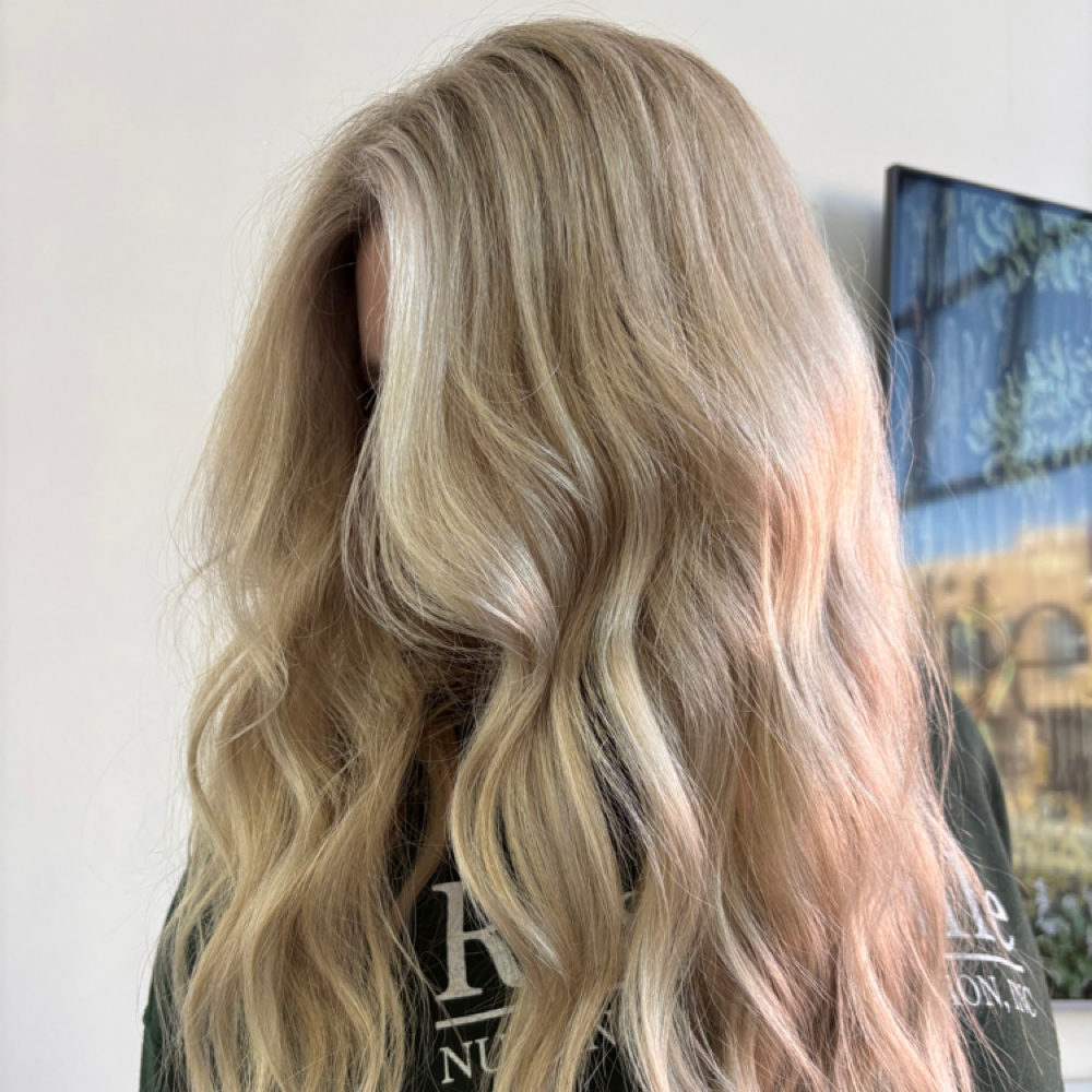 full highlight at hair by gabby in Russellville, AR