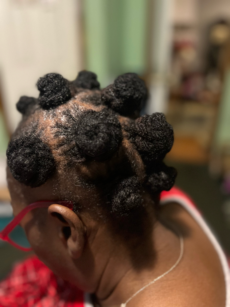 Bantu Knots Style