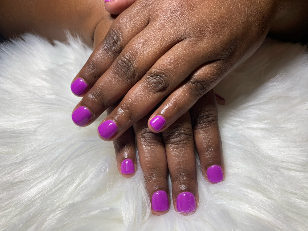 Natural Nails Gel Polish - Hands at Tytiee B. Nailz in Cedar Hill, TX