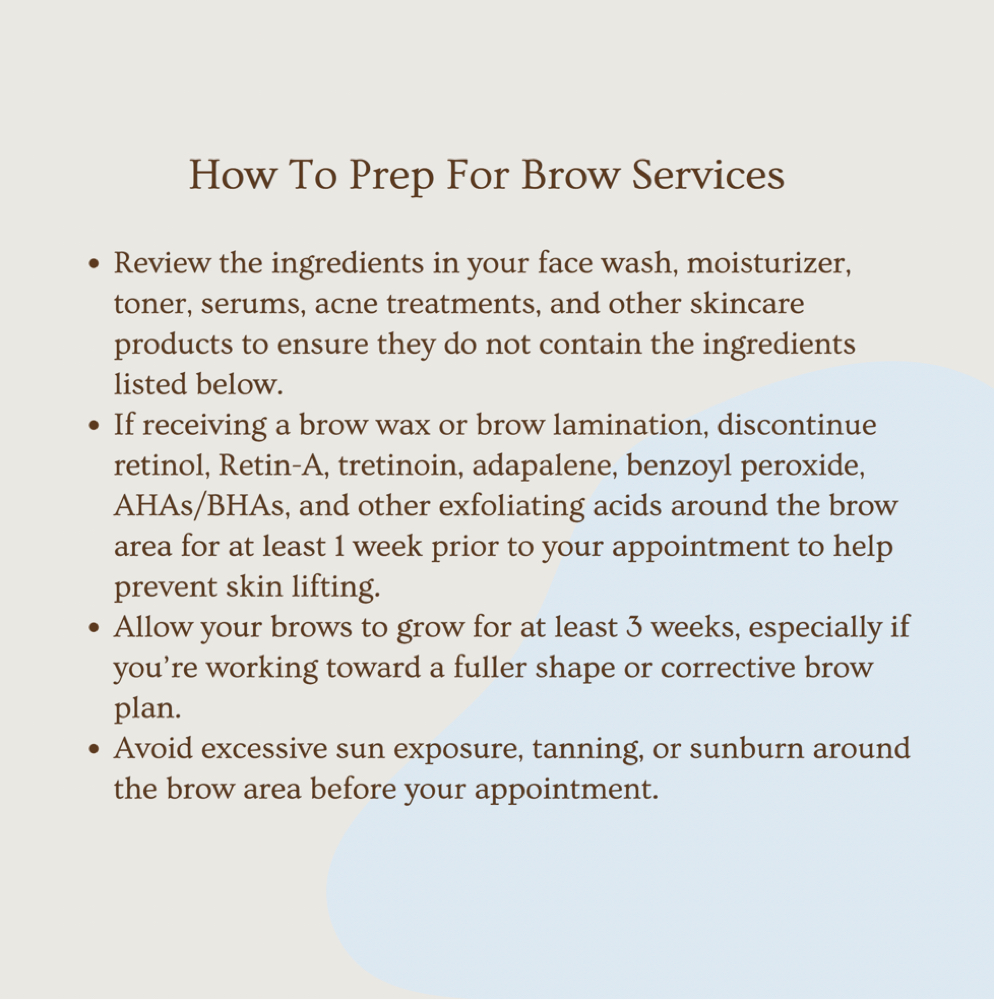 Preparing For Brow Services at Darling Faith XO in Richardson, TX