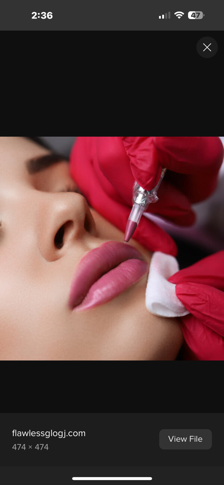 Lip Blushing PMU