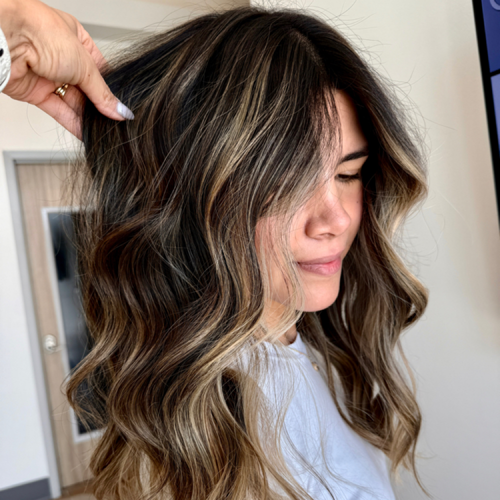 Dimensional Brunette at Gaviota's Hair Studio in San Antonio, TX