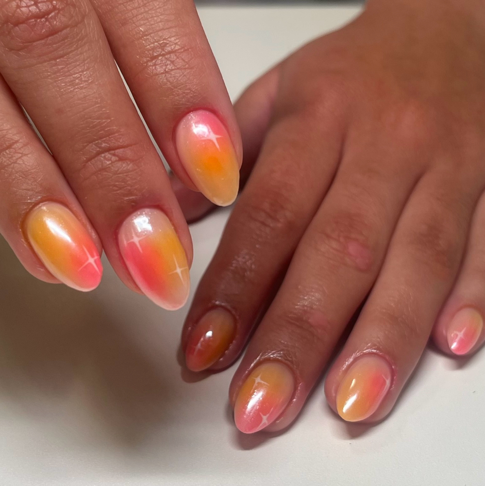 Hard Gel Fill w/ Designs
