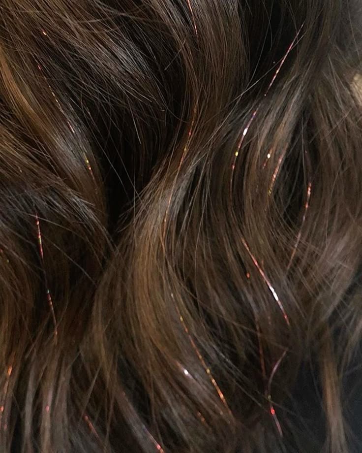 Tinsel application at HairByTrin in Westlake Village, CA