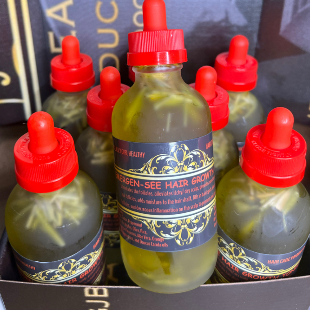 EMERGEN-SEE HAIR GROWTH TONIC 4 OZ at NERDY GIRL BEAUTY STUDIO ✨✨ in 48034