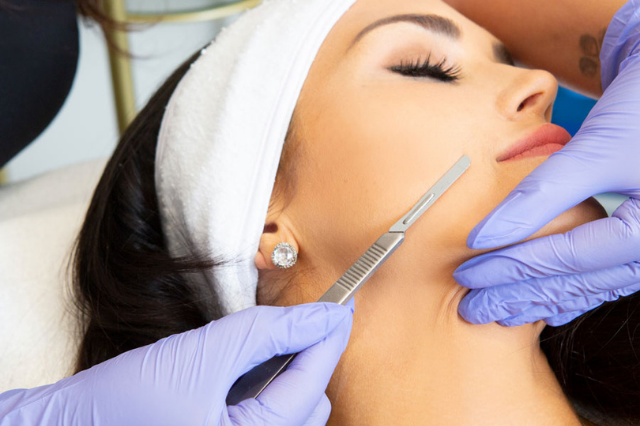 Add-on to facial: Dermaplaning