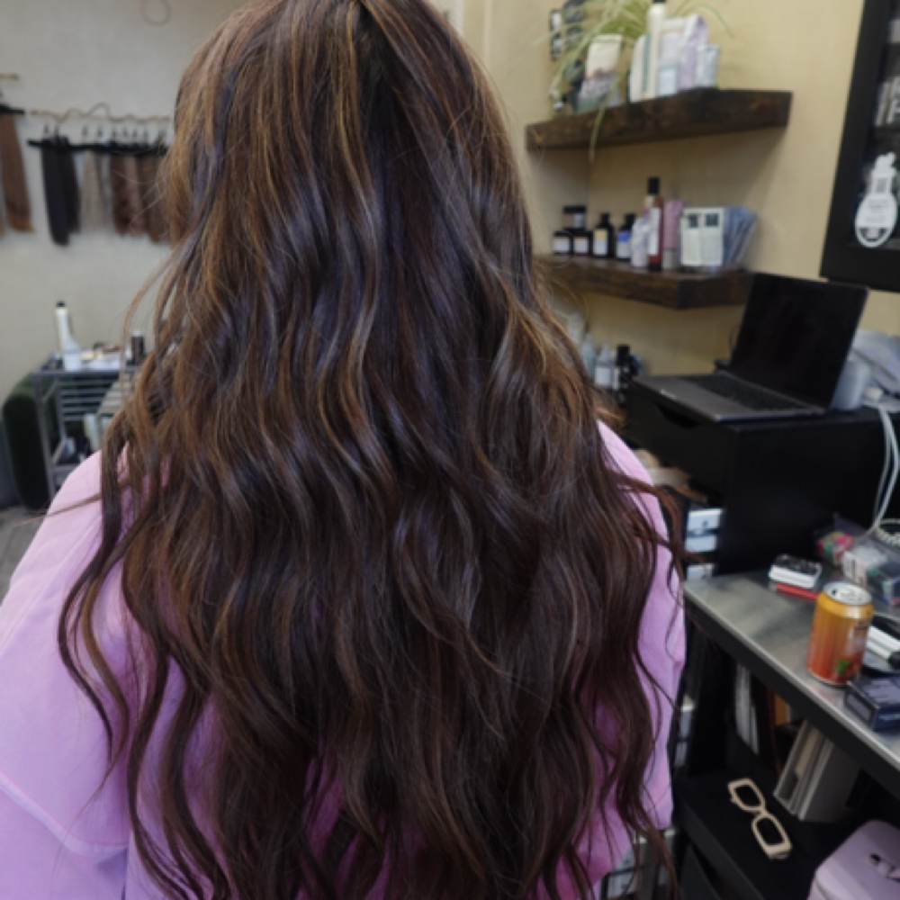 2 Rows Of Handtied Extensions at Ashley Lauren Studios in Lonetree, CO