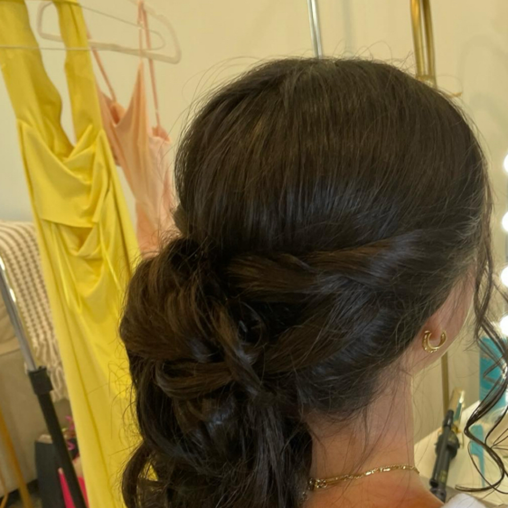 Special Occasion Updo Style at Genevieve Eyler at Hair Bliss in Bel Air, MD