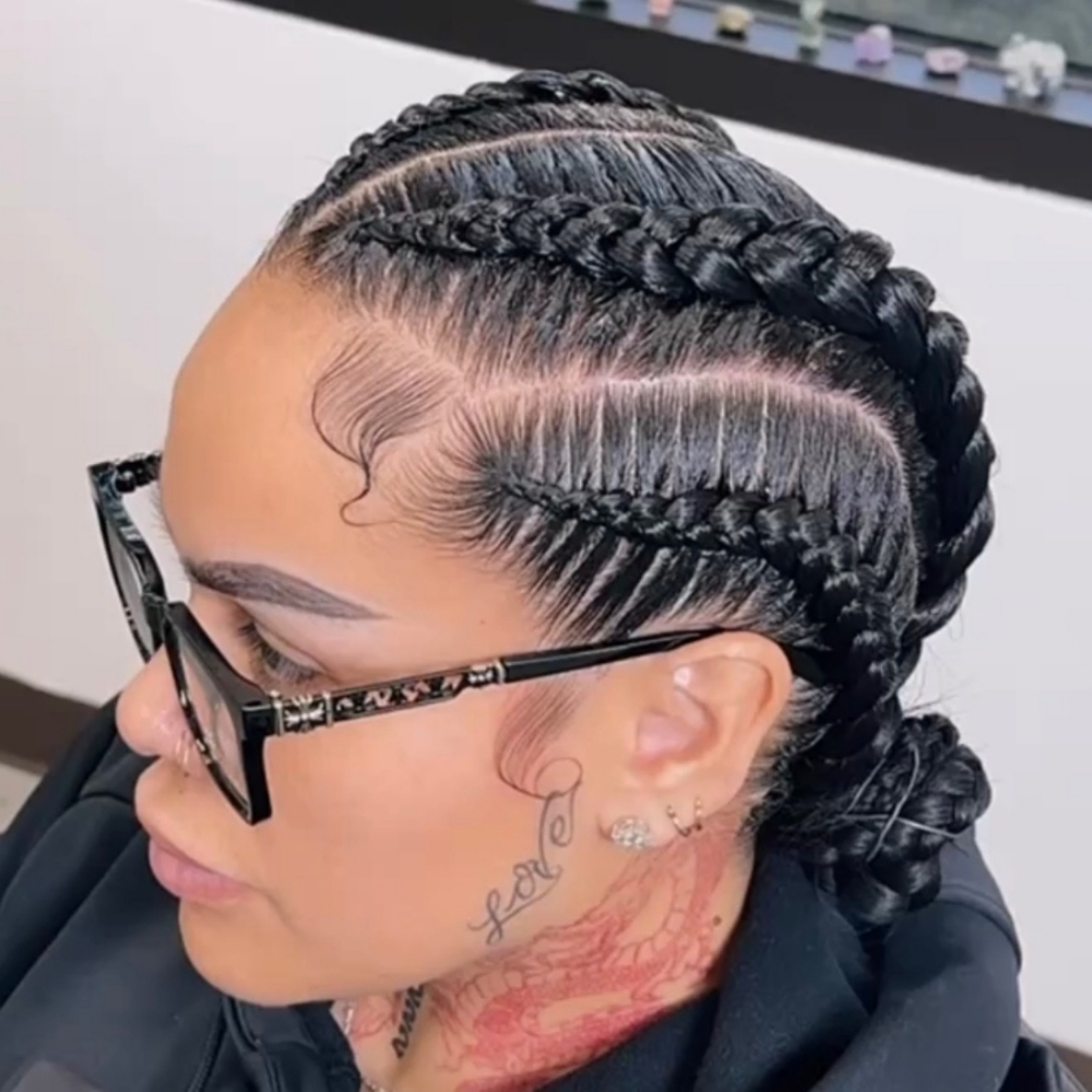 4 Braids at JayBug Braids & Styling in Pomona, CA