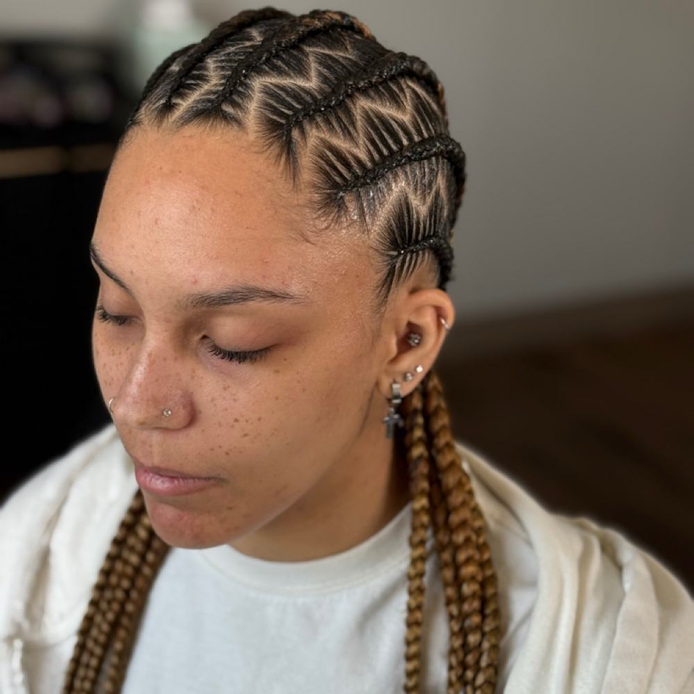 8 Feed In With Design at Hair Cartel in South Bend, IN