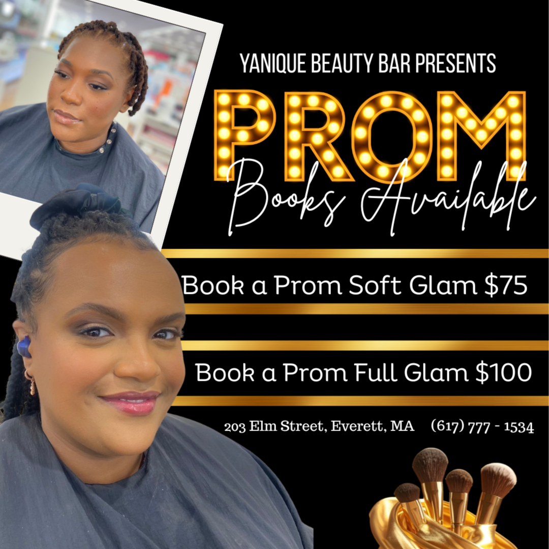 Prom Glam at Yanique's Beauty Bar in Everett, MA