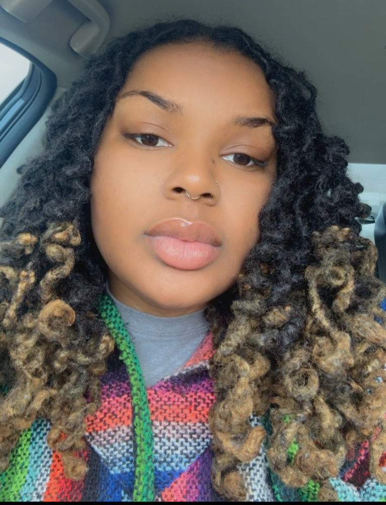 Pipe Cleaner Curls at Loc’d In With Dej in Fayetteville, NC