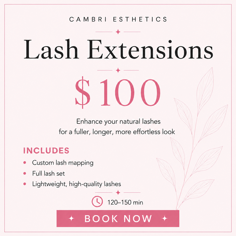Lash Extensions Full Set at Cambri Esthetics in Davenport, IA