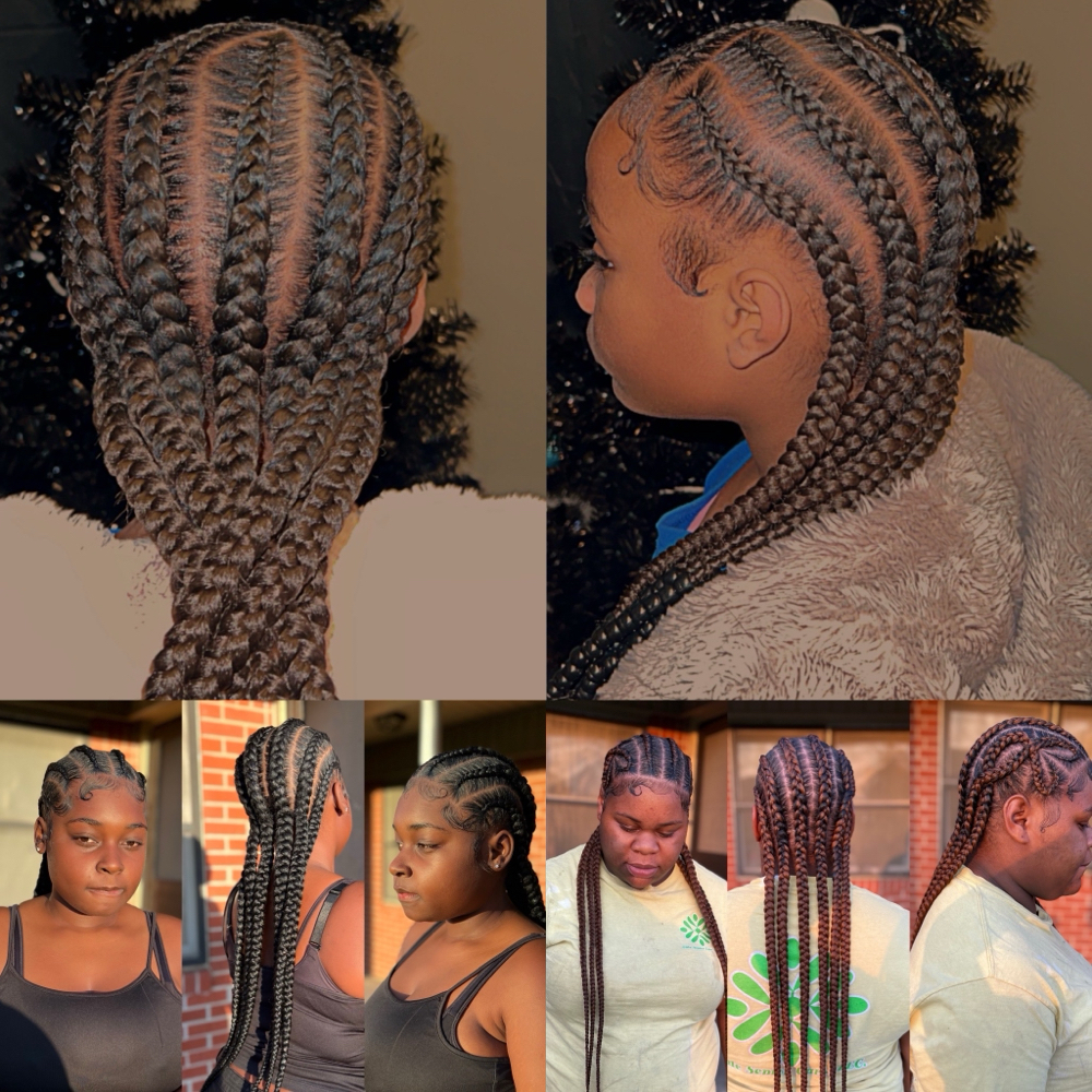 4-8 Feedin Braids