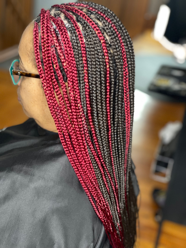 Small Knotless Braids