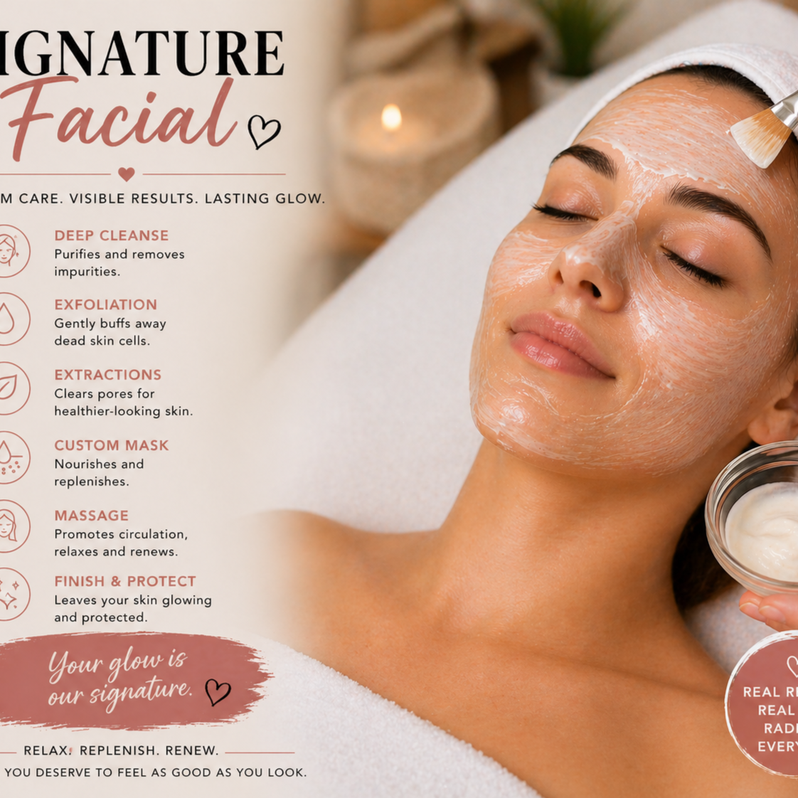 Specialty Facial at Knot just hair in Clatskanie, OR