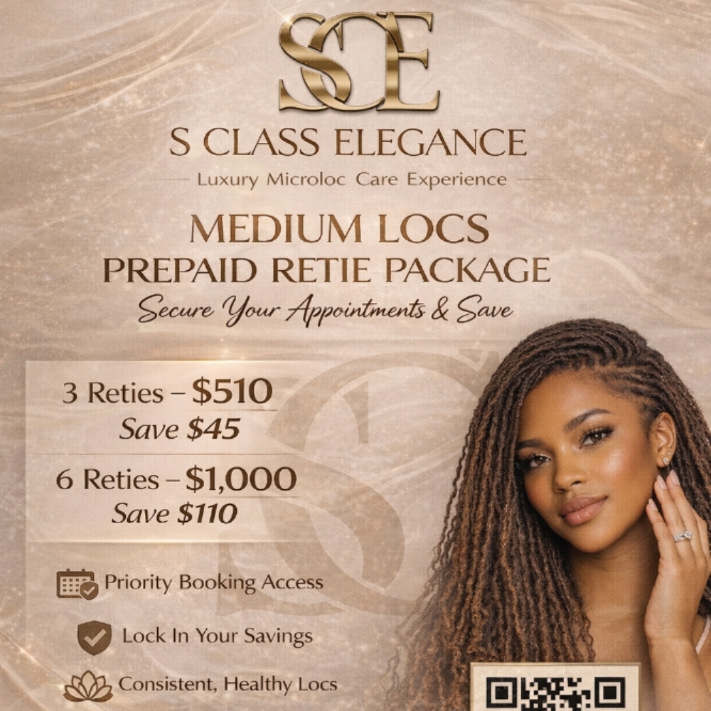 Prepaid Retie Packages (Med Size) at S Class Elegance in Greenacres, FL