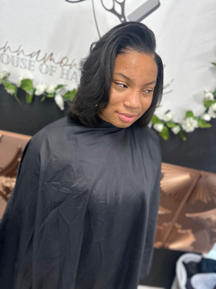 Shoulder Length Silk Press