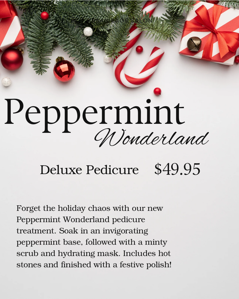 Peppermint Wonderland Pedicure