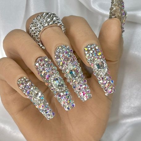 All Ten Bling Nails