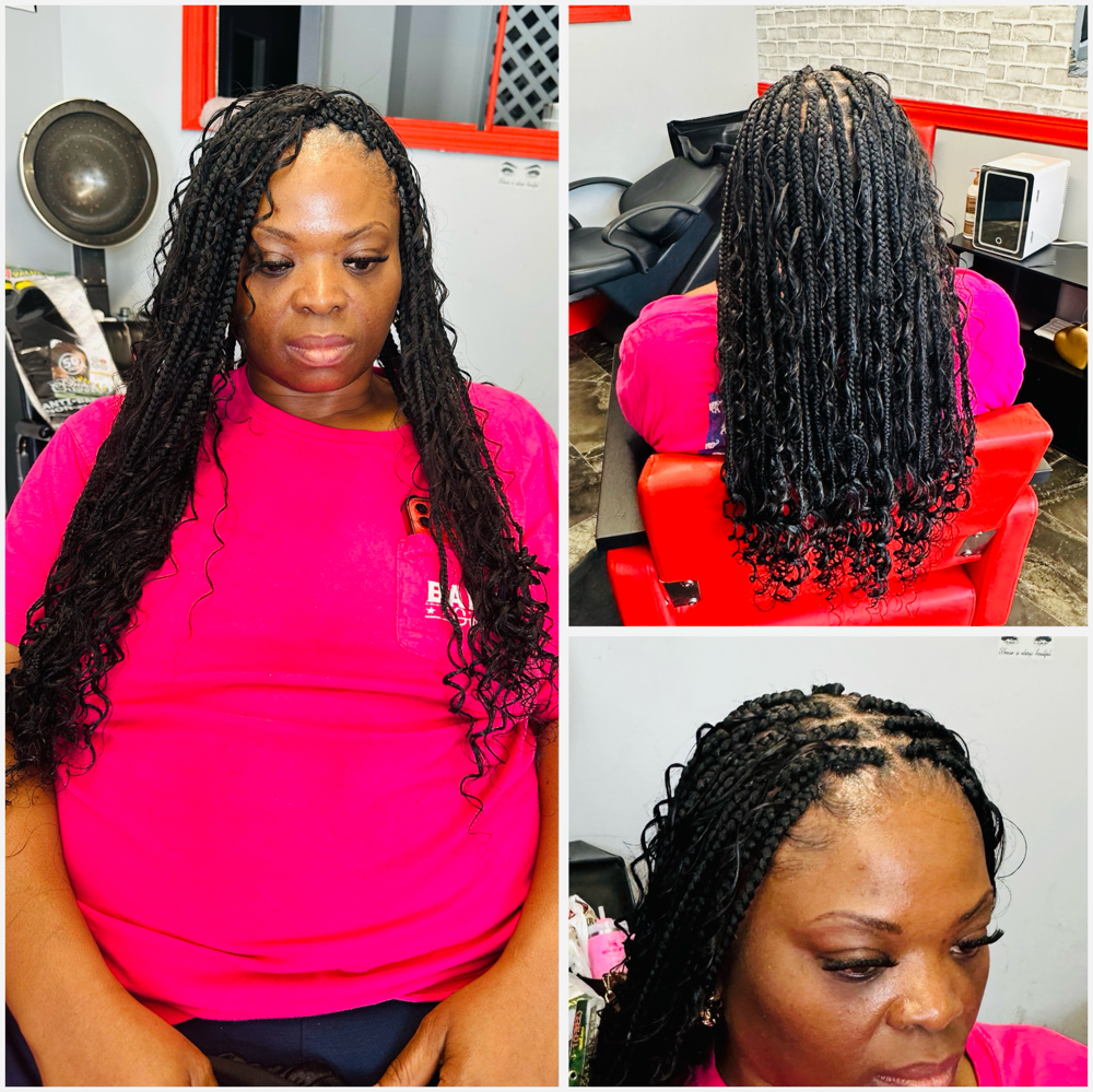 Med Bohiem Box Braids