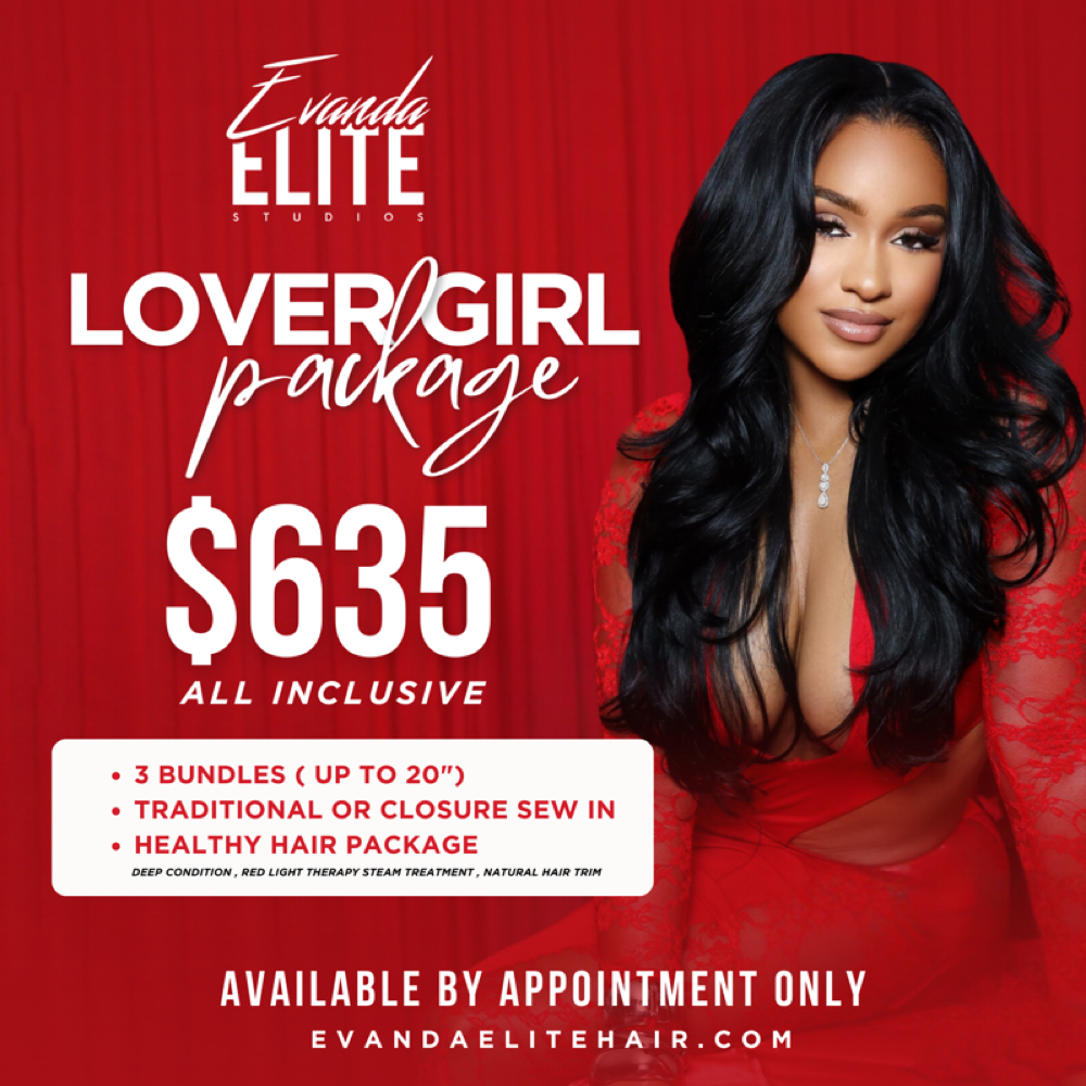 LOVERGIRL PACKAGE at EVANDA ELITE HAIR in arlington, TX