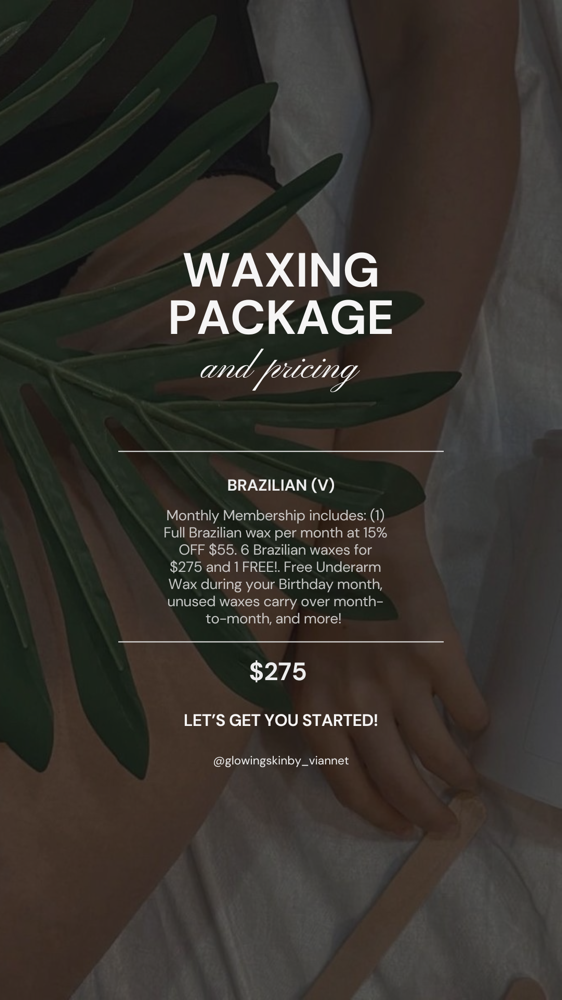 Brazilian (V) Package Cost