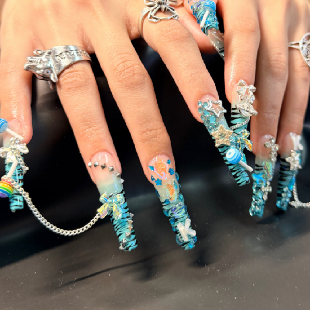 Gel X Full Set/With Art Over 2 Hrs at Art & Beauty Lounge in South Ogden, UT