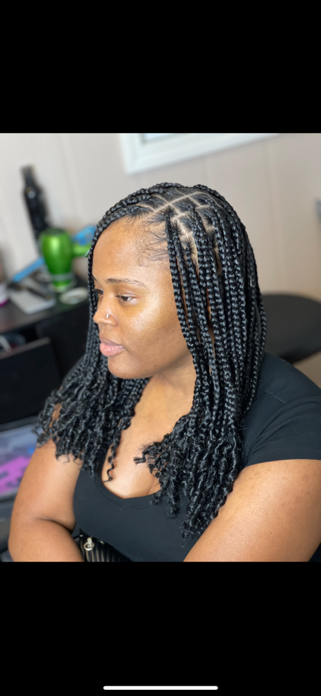 Short Knotless Boho