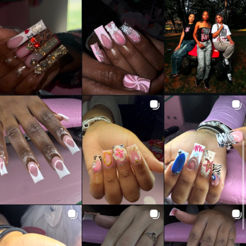 Nails & Toes LONG at Sculpted With Lea Marie🩷 in Midwest City, OK