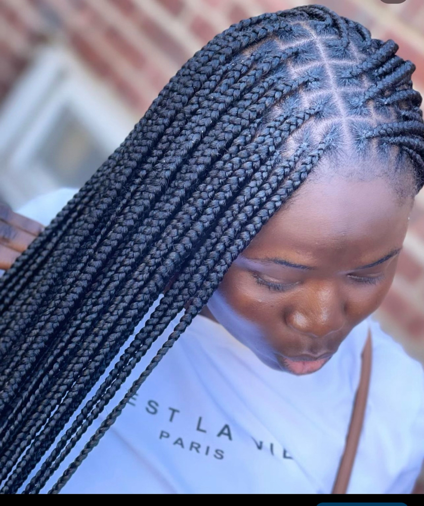 Small Knotless Braids
