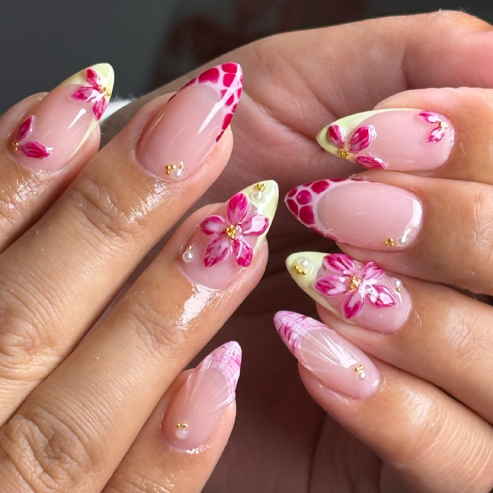 Gel-x with design at Nails by Janessa in Moreno Valley, CA
