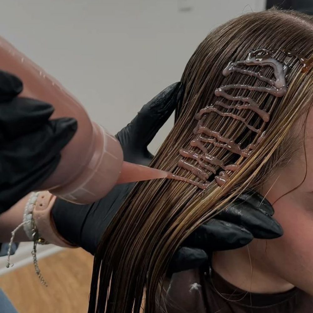 Gloss + Blowout at Moon and Sea Luxury Salon LLC in Avon, CT