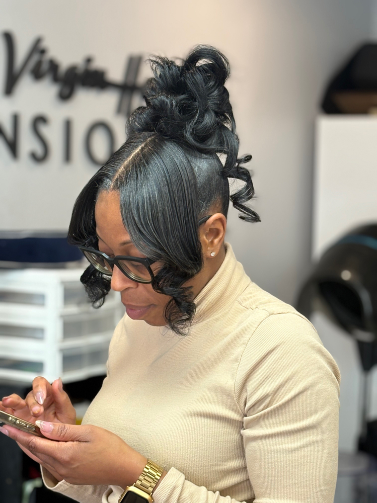 Ponytail at Jala Hairston-Mcdonald in Ypsilanti, MI