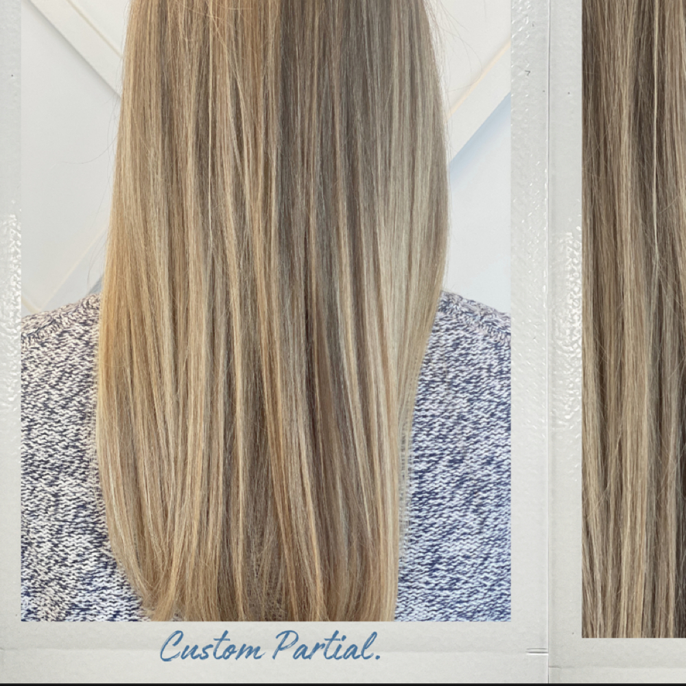 Custom Partial. at Bickford’s Hair Studio in Indian Trail, NC