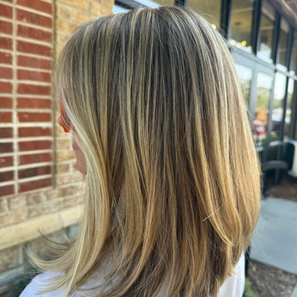 Custom - Partial Blonding. at Bickford’s Hair Studio in Indian Trail, NC