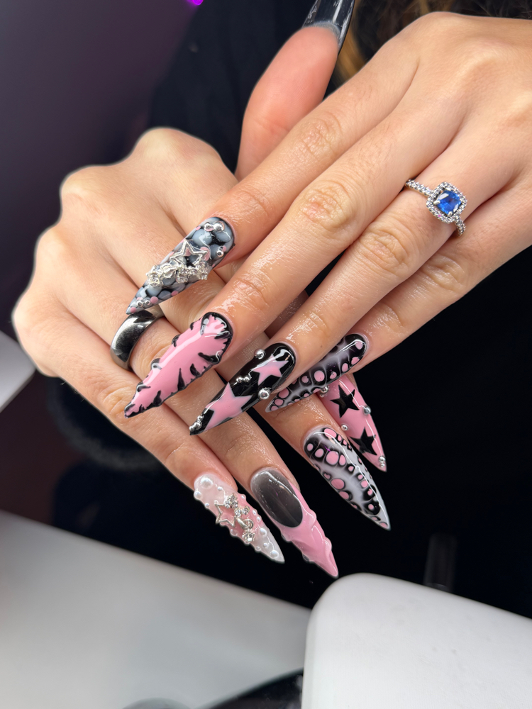 Freestyle Full Set at Bellissimo Luxury Nails And Spa in Missoula, MT