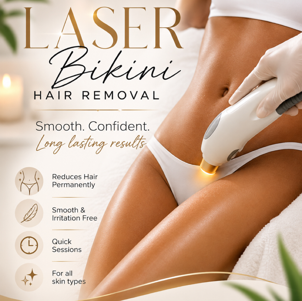 Brazilian Laser hair Removal at MediGlow Spa in Spring, TX